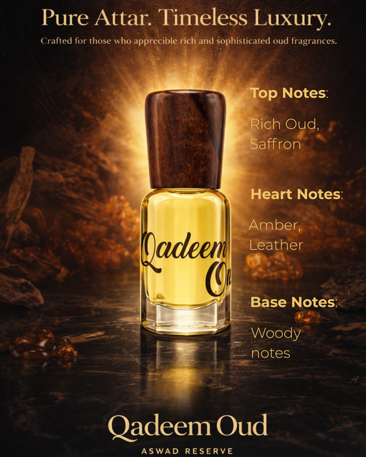 Asaar Qadeem Oud | Aswad Reserve — Oil Based Attar