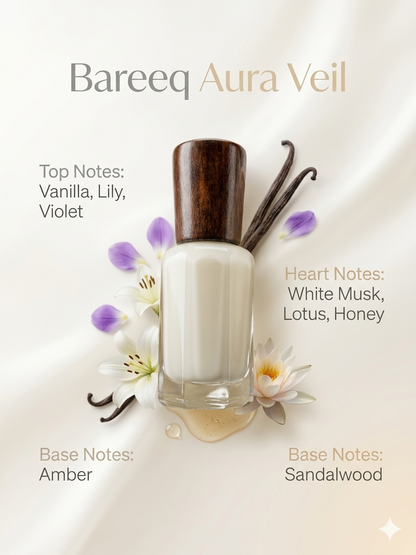 Asaar Bareeq | Aura Veil — Oil Based Attar