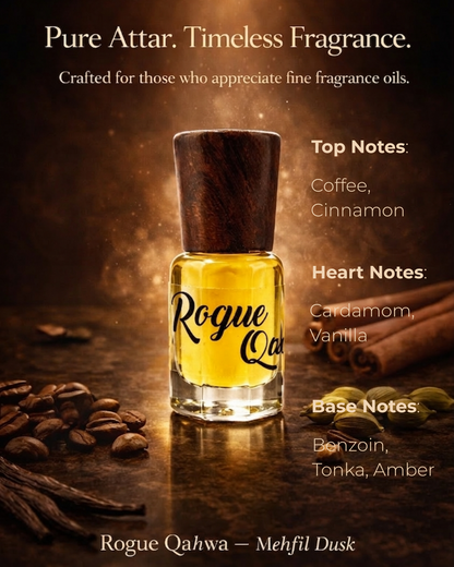 Asaar Rogue Qahwa | Mehfil Dusk — Oil Based Attar