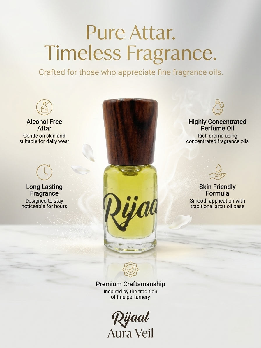 Asaar Rijaal | Aura Veil — Oil Based Attar